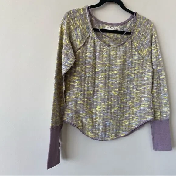 Free People-Space Out Long Sleeve Pullover (Medium) - Picture 4 of 10